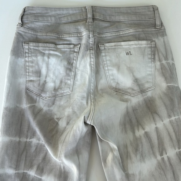 Wash Lab Denim Fay Beach Walk Flares in Mott Tie Dye size 27 Like New - Picture 5 of 13